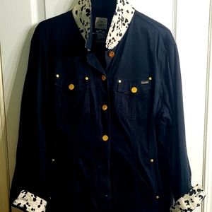 Vintage Laurel Black Jacket  made in Italy